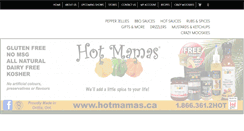 Desktop Screenshot of hotmamas.ca